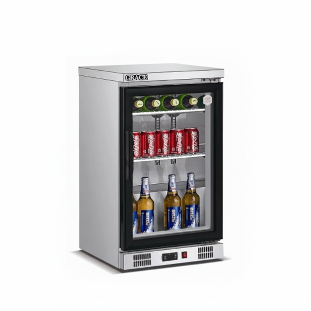 Wine Beer Fridge Under Counter - Kulkas Bawah Meja, Baja Tahan Karat