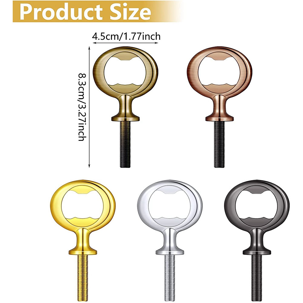 Beer Wine Kit - AEE6-7 Pcs Pembuka Botol Logam Kosong