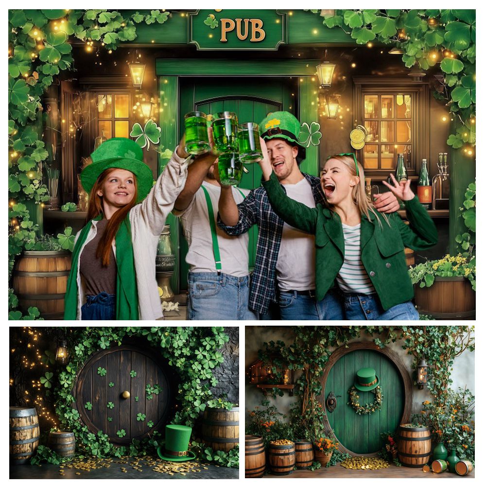 Beer And Wine Festival - Spanduk Latar Belakang Hari St. Patrick,