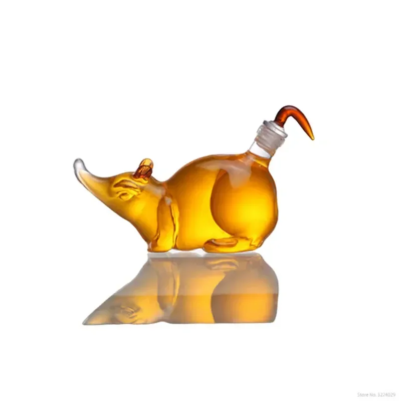Wine Bottle Size - Botol anggur berbentuk tikus imut ukuran