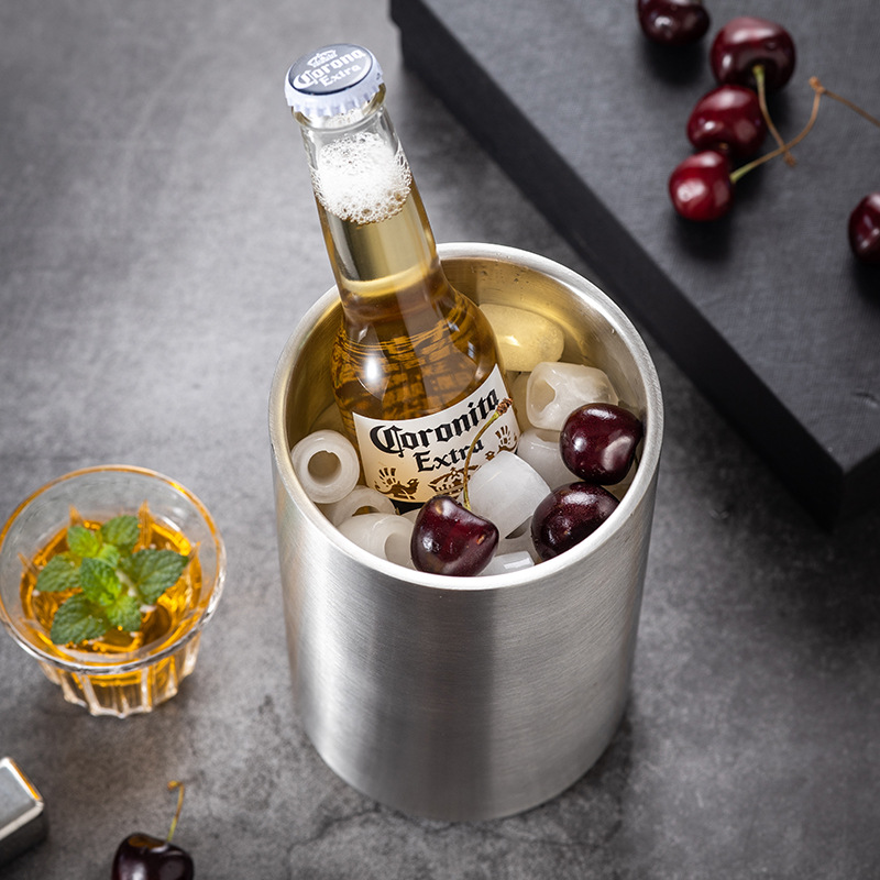 Wine Bottle Size - Pendingin Anggur Dinding Ganda Baja Tahan