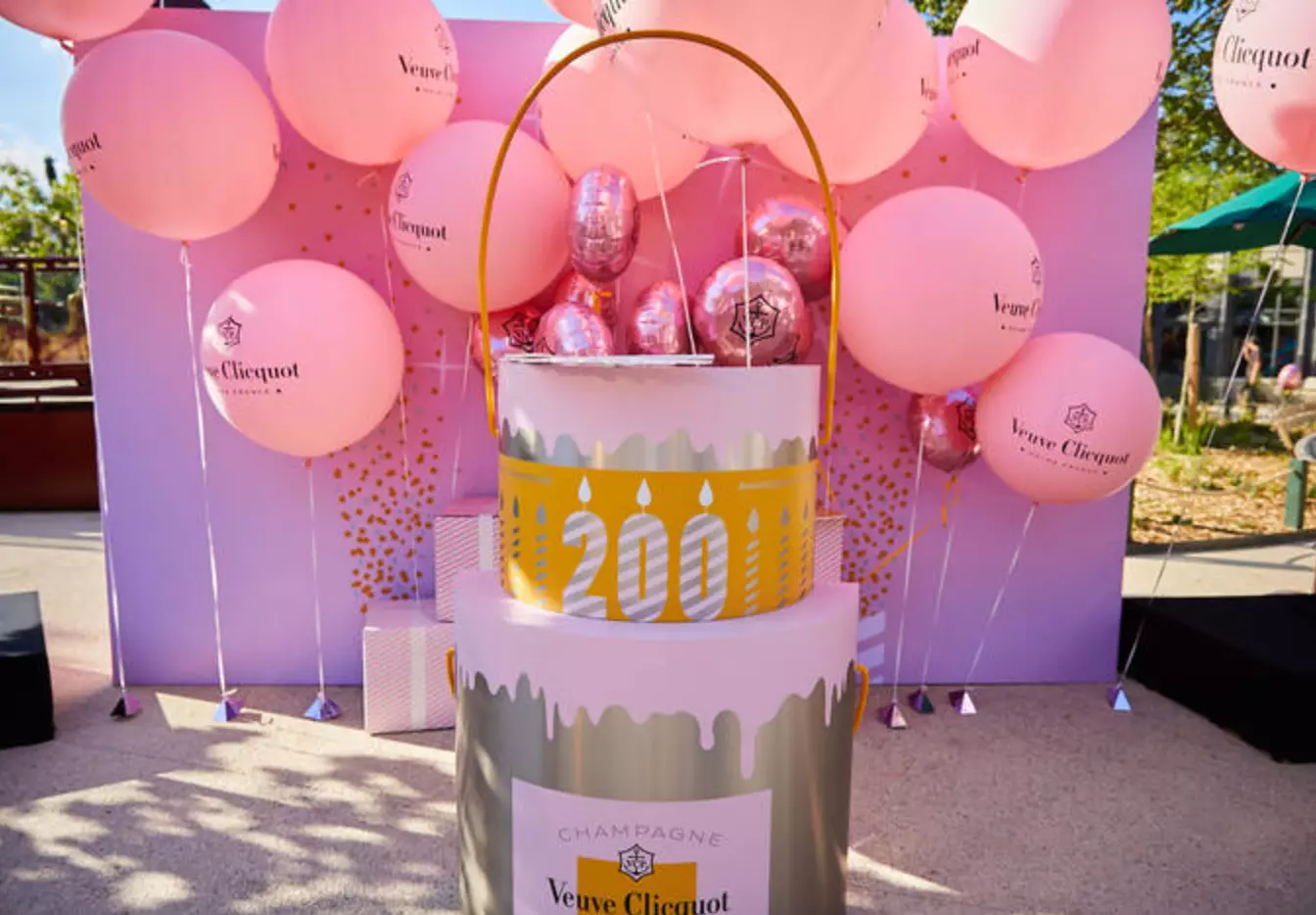 Wine Bottle Size - Balon Pink Oranye Ukuran Reguler 10
