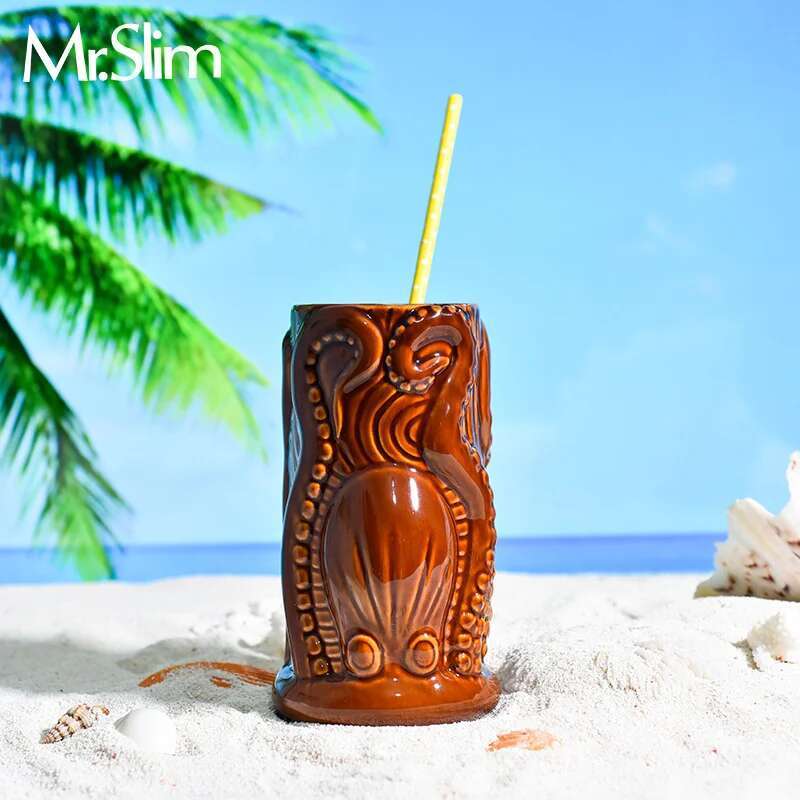 Wine Beer Mixed Drinks - Gelas Koktail TIKI Bar, Gelas Smoothie
