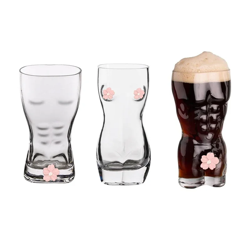 Gelas Bir Kreatif Seni Tubuh C - Wine Beer Mixed Drinks ulasan dan harga
