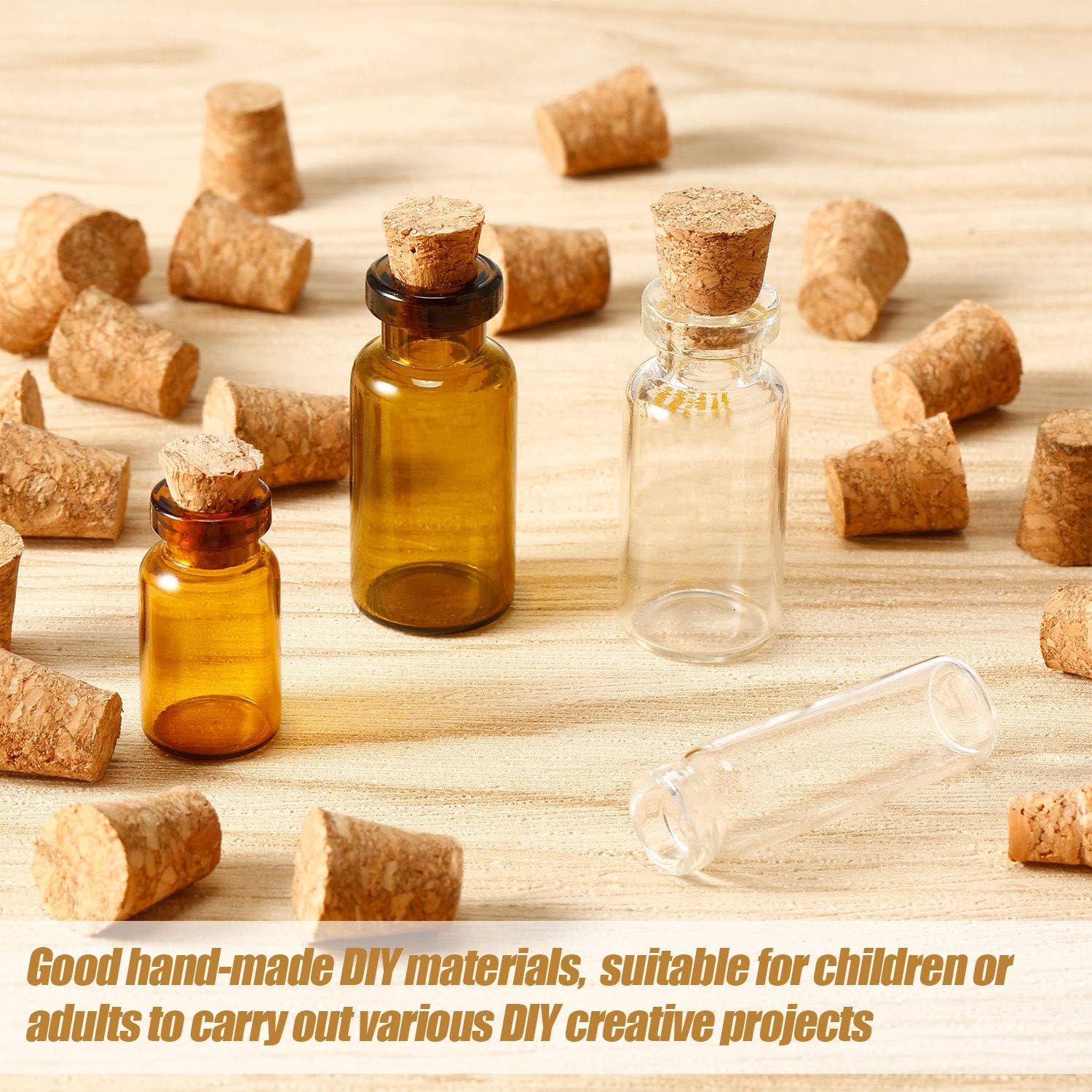 100 Pack berbagai macam sumbat - Wine Bottle Size ulasan dan harga