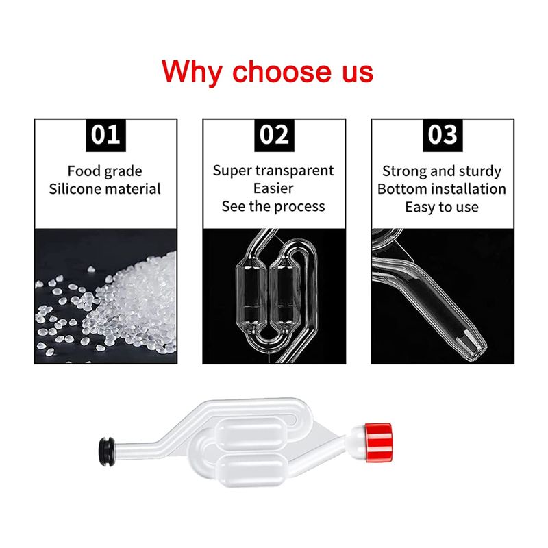 AA81-Brew Airlock Kit, 18 Airl - Beer Wine Kit ulasan dan harga