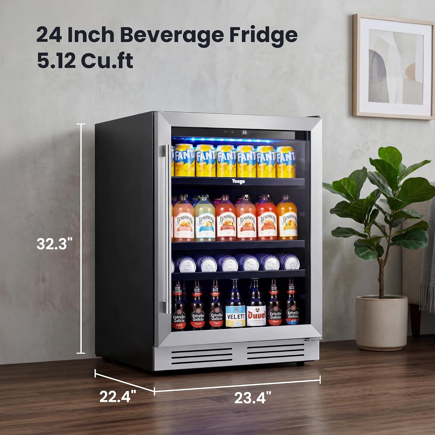 Kulkas Pendingin Minuman 24 In - Wine Beer Fridge Under Counter ulasan dan harga