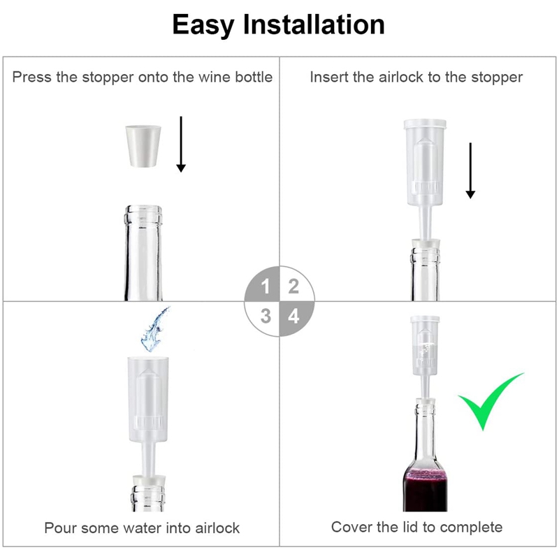 Kit Airlock Fermentasi AC88 de - Beer Wine Kit ulasan dan harga