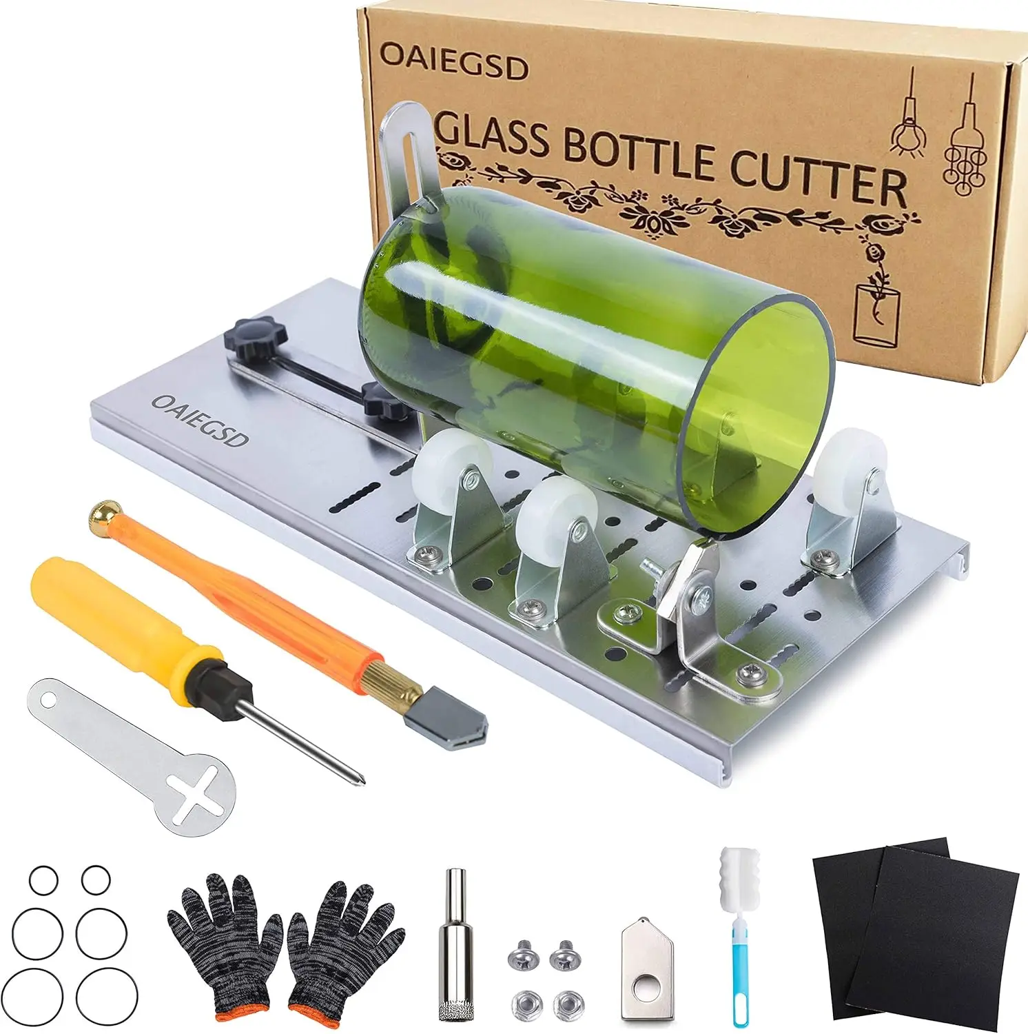 Pemotong botol kaca, Kit alat  - Beer Wine Kit ulasan dan harga