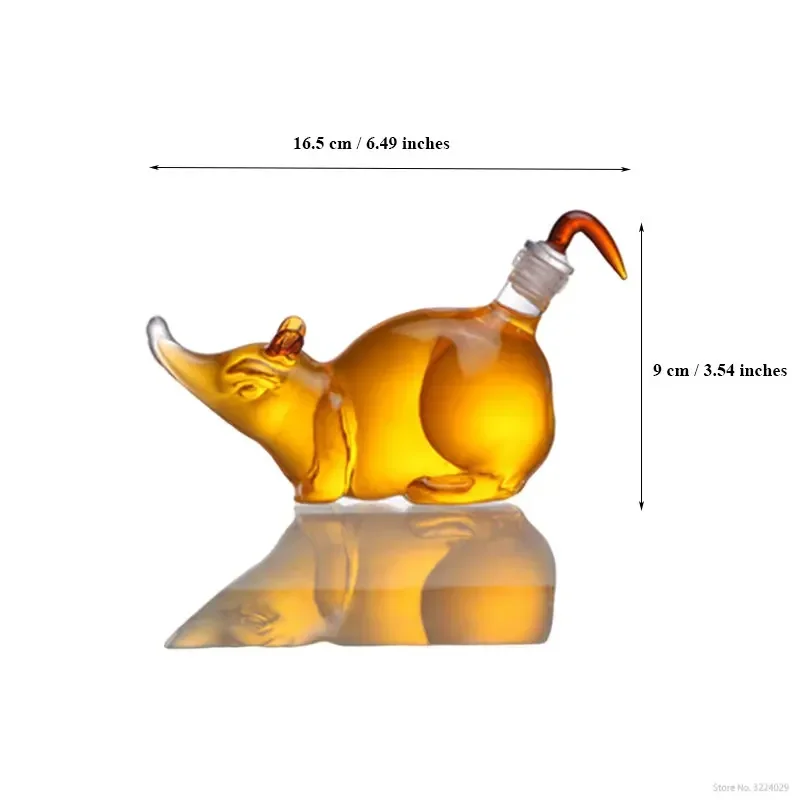 Botol anggur berbentuk tikus i - Wine Bottle Size ulasan dan harga