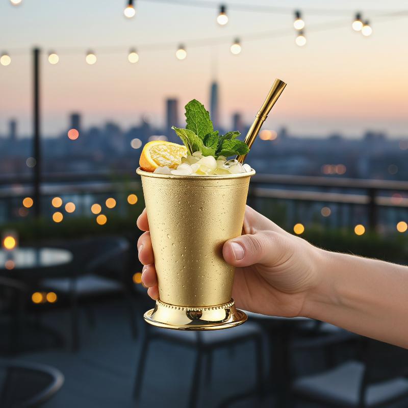 Mug Mint Julep Baja Tahan Kara - Wine Beer Mixed Drinks ulasan dan harga