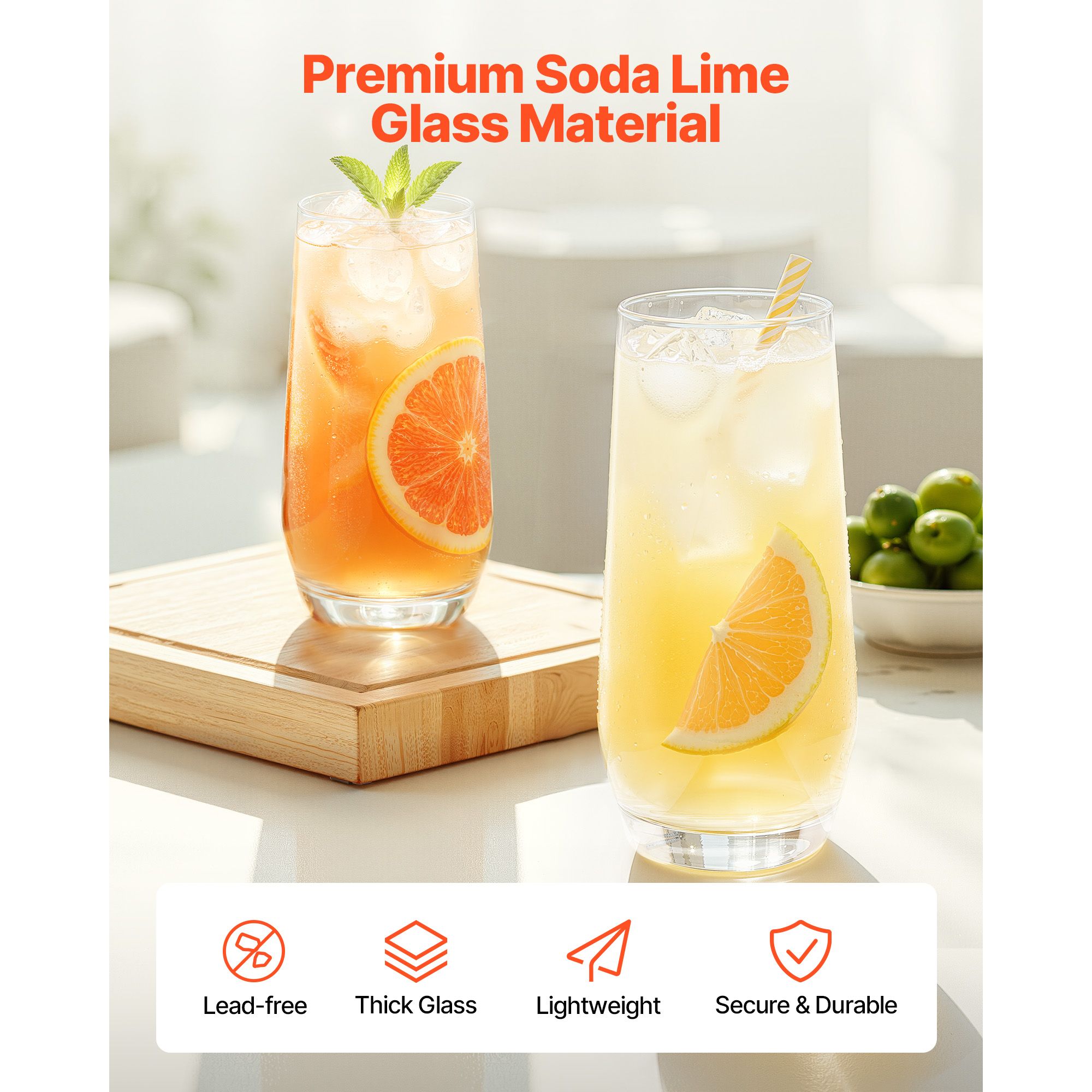 Set Gelas Minum, 16 Buah Gelas - Wine Beer Mixed Drinks ulasan dan harga