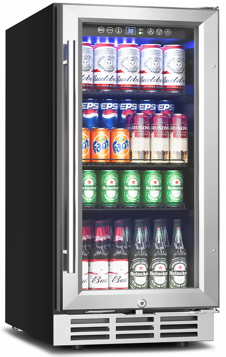 Kulkas Minuman Bawah Meja 15 I - Wine Beer Fridge Under Counter ulasan dan harga