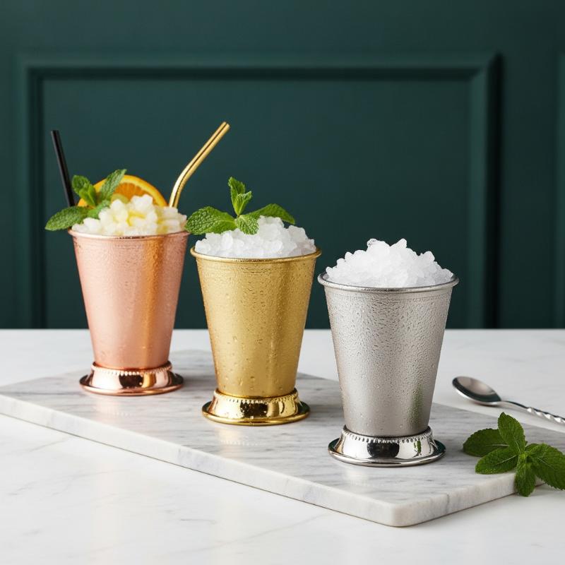 Mug Mint Julep Baja Tahan Kara - Wine Beer Mixed Drinks ulasan dan harga