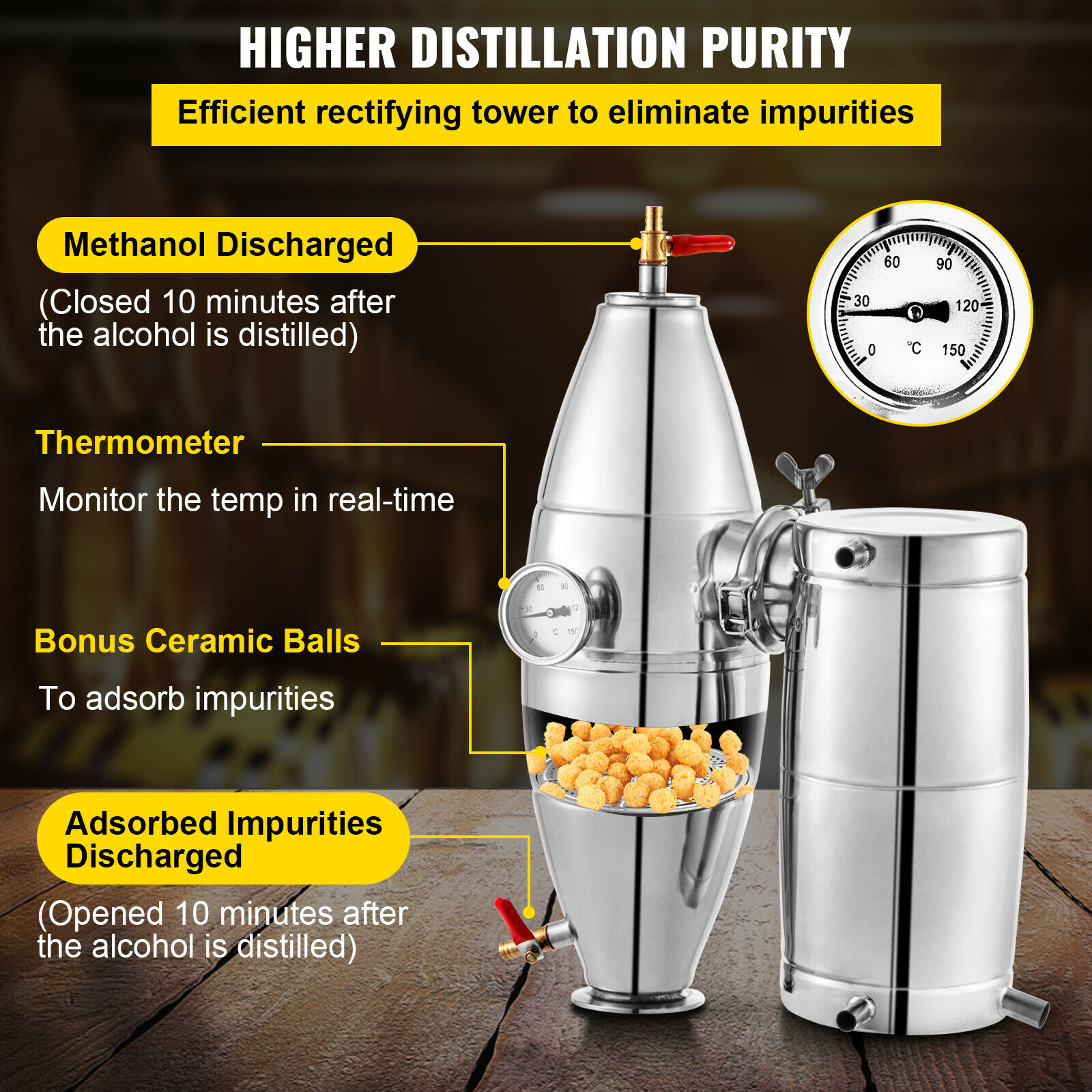 Mesin Penyuling Alkohol SucceB - Beer Wine Kit ulasan dan harga